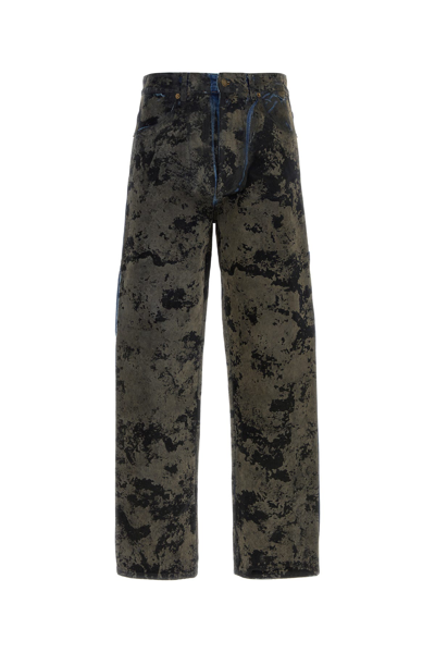 Darkpark John Camouflage-pattern Straight-leg Jeans