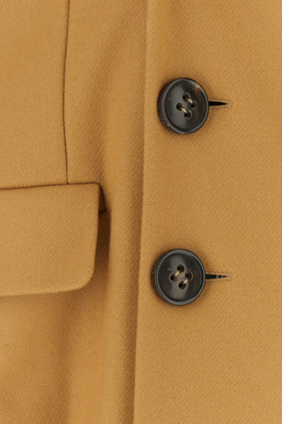 Dsquared2 Dsquared Camel Wool Blend Oversize Deana Coat
