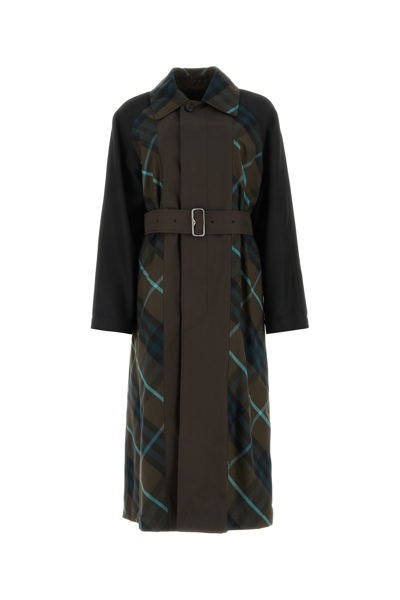Burberry Embroidered Gabardine Bradford Trench Coat