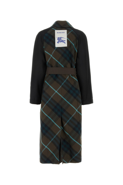 Burberry Embroidered Gabardine Bradford Trench Coat