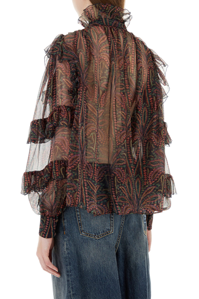 Etro Blusa In Crepe Stampato Donna
