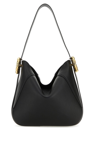 Lanvin Borsa A Spalla Melodie In Pelle Nera Donna In Black