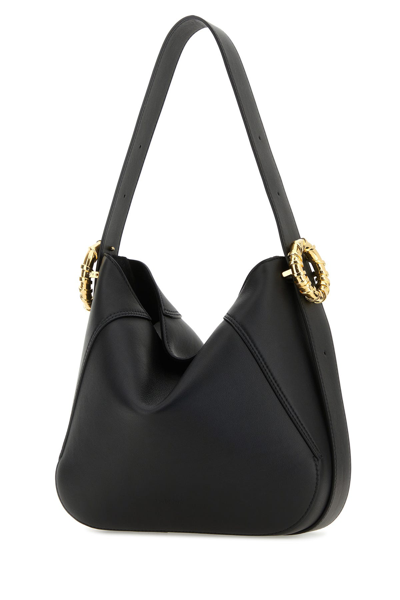 Lanvin Borsa A Spalla Melodie In Pelle Nera Donna In Black