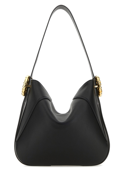 Lanvin Borsa A Spalla Melodie In Pelle Nera Donna In Black