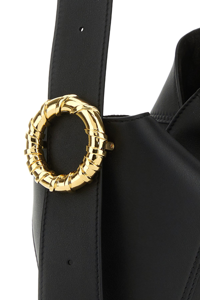 Lanvin Borsa A Spalla Melodie In Pelle Nera Donna In Black
