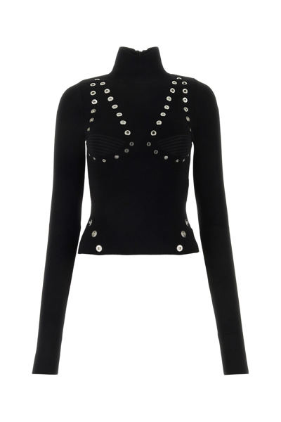 Off-white Off White Mockneck With Studs