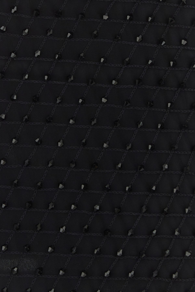Alberta Ferretti Alberta Ferreti Embellished Mesh Mini Skirt