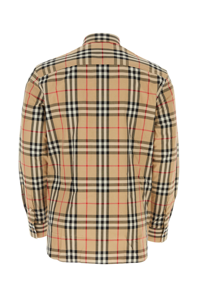 Burberry Shirt With Vintage Check Pattern In Neutral