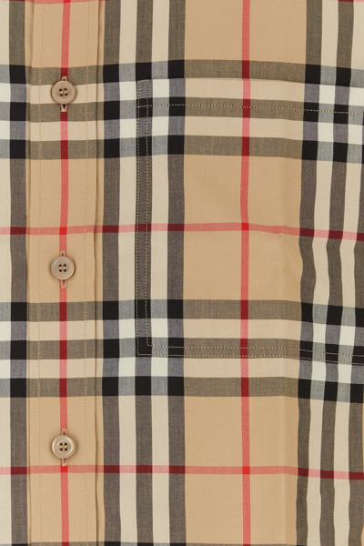 Burberry Shirt With Vintage Check Pattern In Neutral