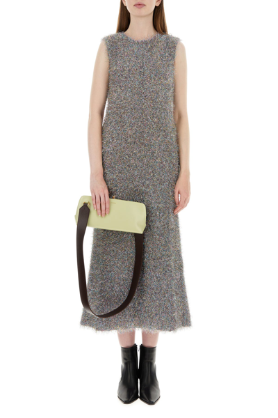 Jil Sander Goji Logo Lettering Shoulder Bag
