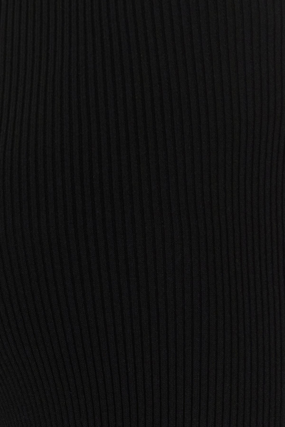 Nensi Dojaka Ribbed Waistband Flared Pant With Cut-out Lacing