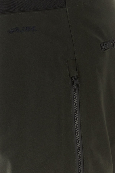 Gr10k Pantalone In Lana Verde Scuro  Uomo