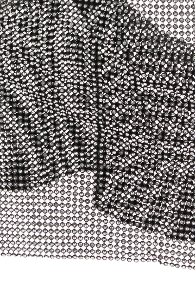 Santa Chain Link Sleeveless V-neck Crop Top