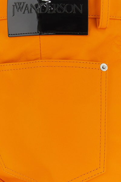 Jw Anderson Bootcut Leather Trousers