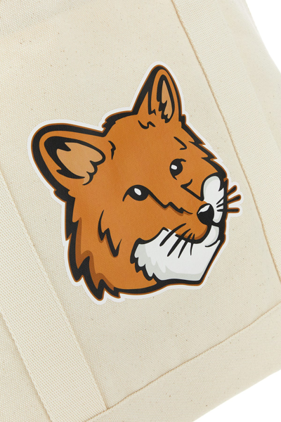 Maison Kitsuné Canvas Fox Head Tote Bag