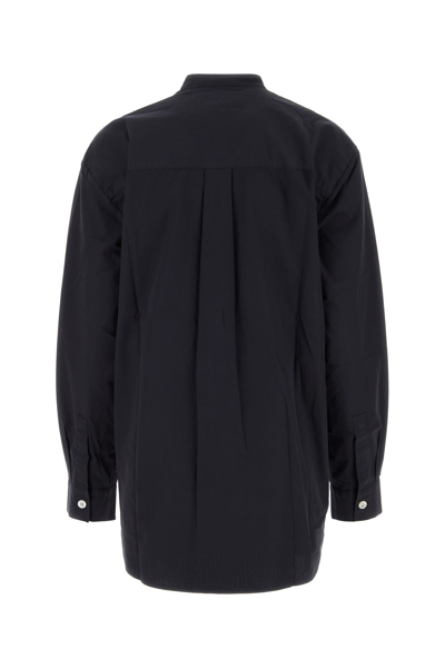 Tekla Side Slits Cotton Sleep Shirt
