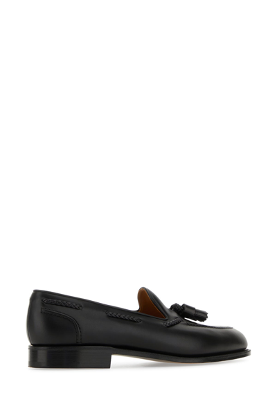 Edward Green Belgravia Black Calf Tassel Loafer