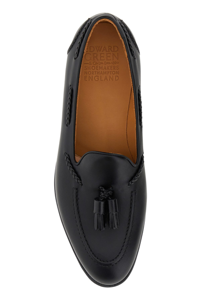 Edward Green Belgravia Black Calf Tassel Loafer