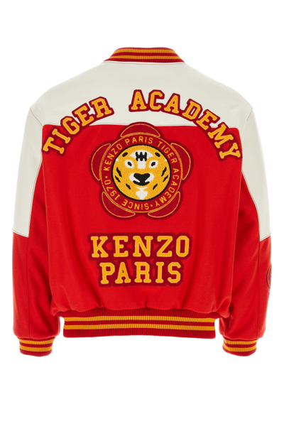 Kenzo Tiger Academy Logo-patch Bomber Jacket