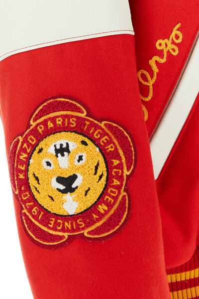 Kenzo Tiger Academy Logo-patch Bomber Jacket