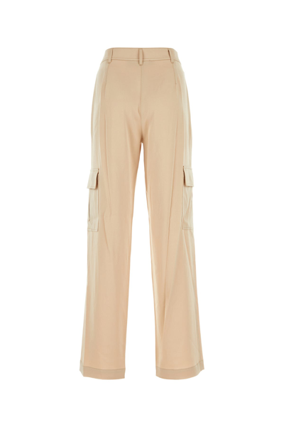 Michael Michael Kors Skin Pink Triacetate Blend Wide-leg Pant