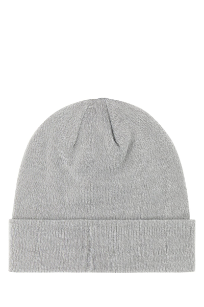 The North Face Melange Light Grey Stretch Polyester Blend Beanie Hat