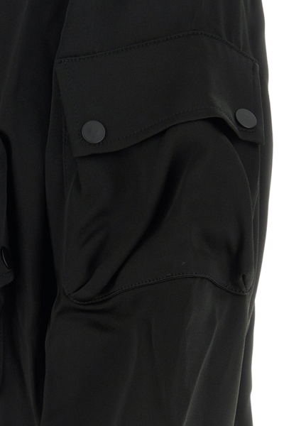 Botter Satin Shirt With Multiple Pockets And Adjustable Cuffs