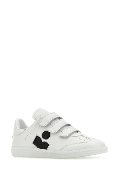 Isabel Marant Étoile Isabel Marant Etoile White Leather Logo Classic Sn Sneakers