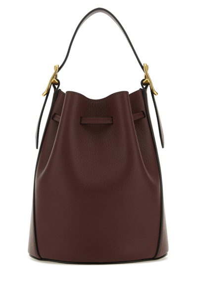 J & M Davidson Borsa A Secchiello Poppy In Pelle Marrone Donna