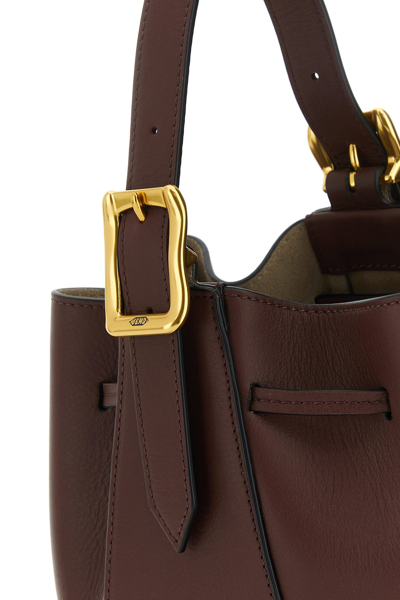 J & M Davidson Borsa A Secchiello Poppy In Pelle Marrone Donna