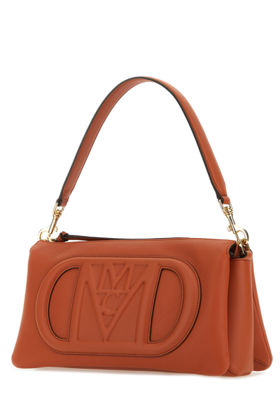 Mcm Brick Leather Mode Travia Small Shoulder Bag
