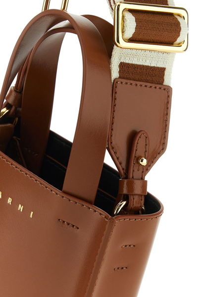 Marni Small Leather Art Tote