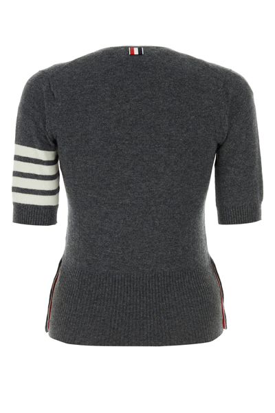 Thom Browne Striped Detail Shortsleeved Jumper