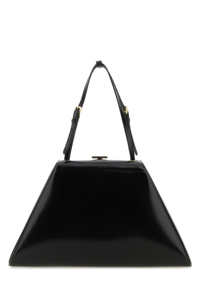 Prada Adjustable Handles Structured Leather Tote