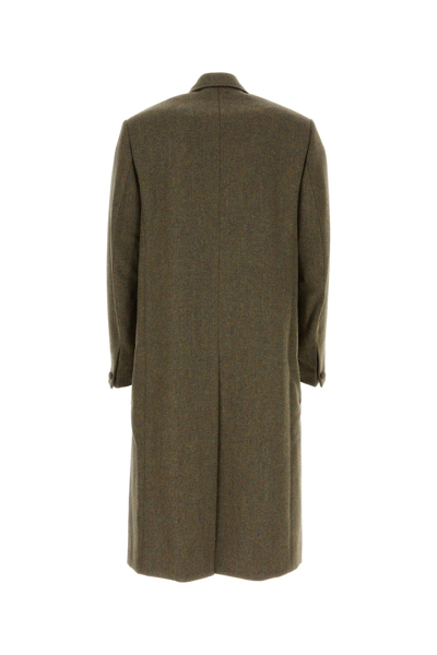 Givenchy Double-breasted Herringbone Wool Coat