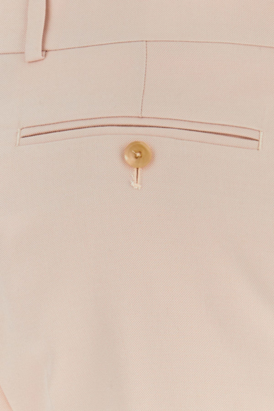 Alexander Mcqueen Delicate Hue Twill Pant In Pink