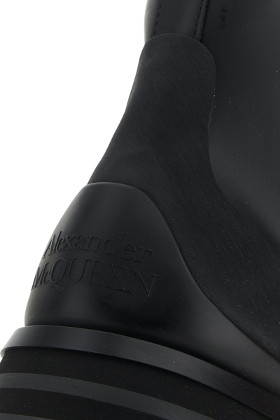 Alexander Mcqueen Alexander Mc Queen Wander Black Leather Boot In Black