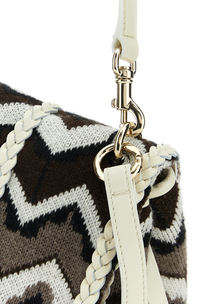Chloé Embroidered Wool Small Penelope Handbag