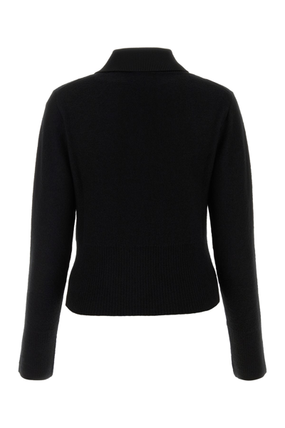 Jil Sander Woman Black Wool Blend Sweater