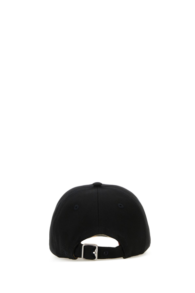 Burberry Women Black Polyester Blend Baseball Cap