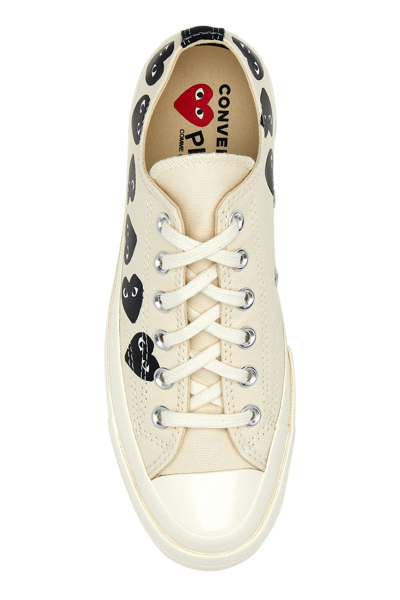 Comme Des Garçons Play Sneakers In White
