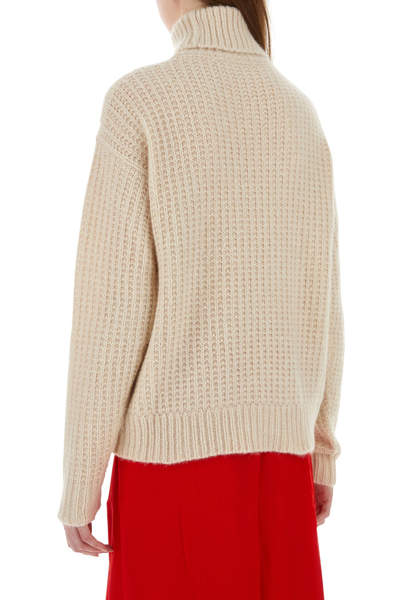 Gucci Turtleneck Cropped Ribbed Knit Sweater