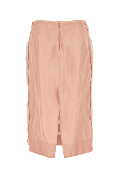 Gucci Gonna In Seta Bicolor Donna