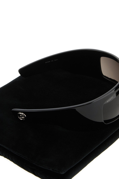 Gucci Occhiali Da Sole In Acetato Nero Donna