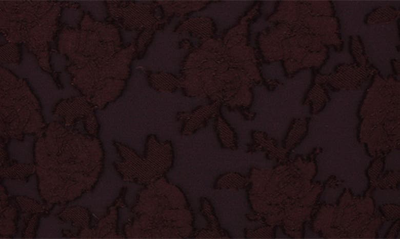 House Of Cb Adrielle Floral Burnout Skirt In Brown Leather