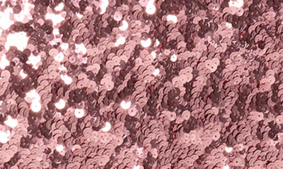 St John Tweed-yoke Sleeveless Sequin Dress In Rouge Metallic Multi