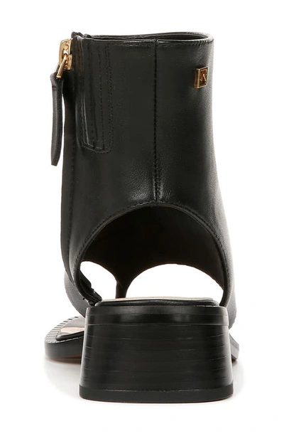 Shop Sarto By Franco Sarto Skye Zip Cutaway Sandal Bootie In Black