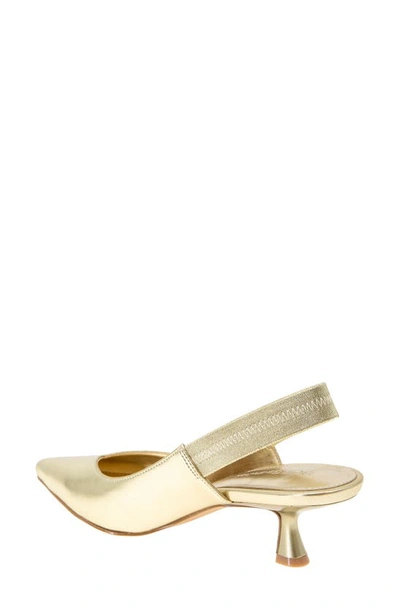 Bcbgeneration Kayla Slingback Pointed Toe Pump In Platino