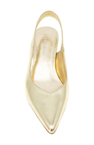 Bcbgeneration Kayla Slingback Pointed Toe Pump In Platino