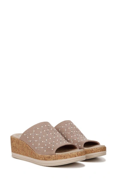 Shop Bzees Royal Wedge Sandal In Biscotti